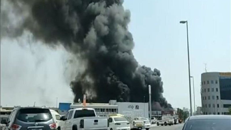 انفجار وحرائق أبو ظبي
