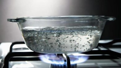 غلي الماء