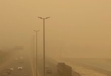 أمطار وغبار